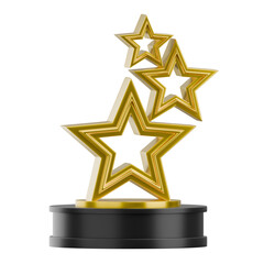 Best Performance Award Trophy Illustration 