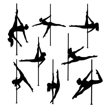 Energetic Pole Dancers Illustrate Flexibility and Power in Striking Poses