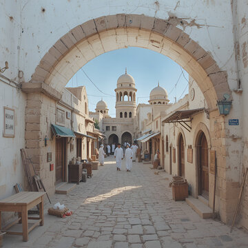 Kofia in Souq of Mutrah Oman