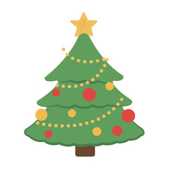 Obraz premium Vector multi color icon for Merry christmas