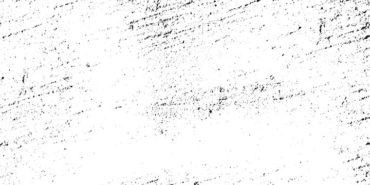 Subtle grunge scratch texture, faint black scuff marks and distressed speckles on white background, light worn print effect, minimal monochrome grunge overlay.