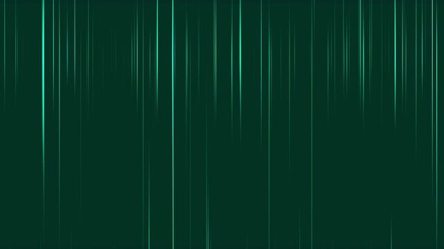 Abstract digital artwork featuring vertical lines of light against teal background. Suitable for technology, science, and futuristic design projects.