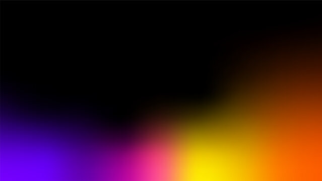 Abstract gradient rays and cinematic glare with rainbow reflections. Camera leak effect overlay texture for photo editing, film and vintage photography.