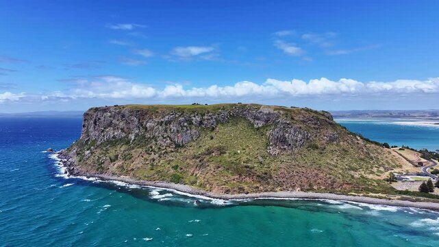 Spectacular aerial footage of The Nut Stanley Tasmania Australia