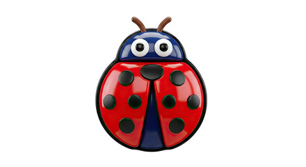 Cute 3D Ladybug Character