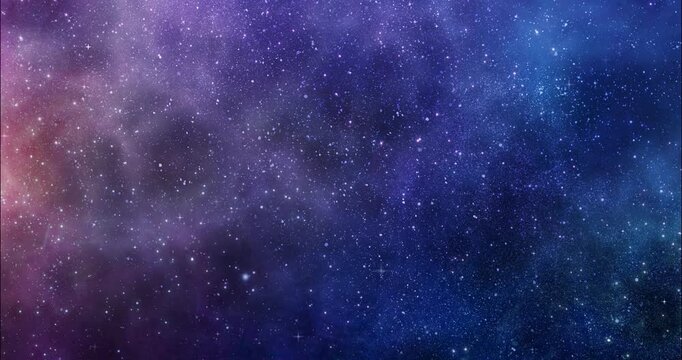 手描き星空背景動画