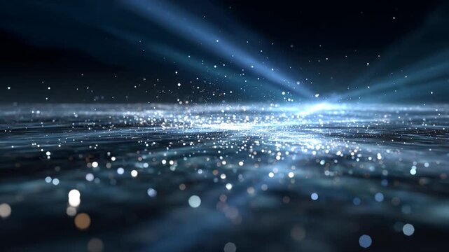 fiber optics background with lots light spots