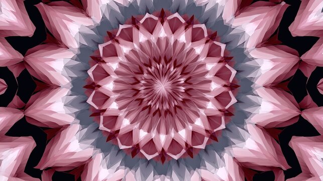 Intricate seamless geometric rosette star pattern