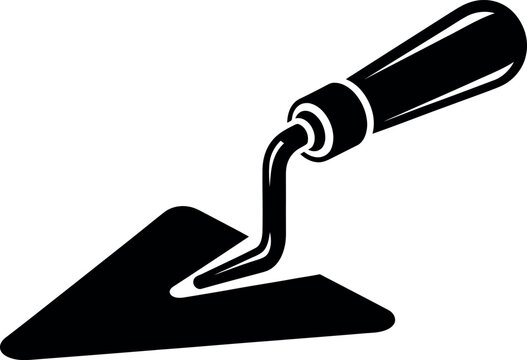 Trowel tool for spreading and smoothing materials