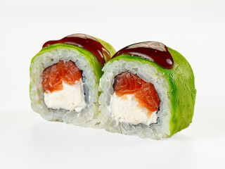 Japanese roll with avocado and salmon © Andrei Starostin