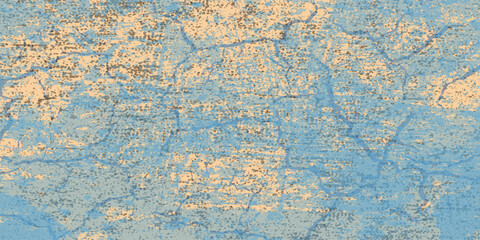 background of a blue wall with black moss paint, taken from the front. eps 10