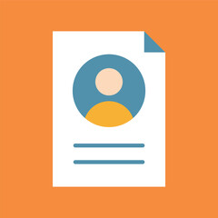 シンプルな書類アイコン