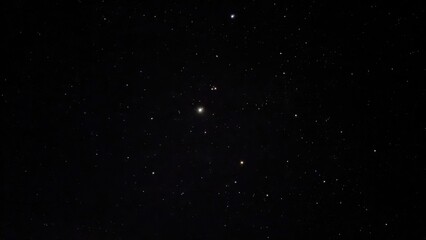 Fototapeta premium Clear night sky filled with stars and constellations.