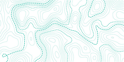 Fototapeta premium Design materials. Print image, Abstract background. Vector illustration. White background with topographic wavy pattern design
