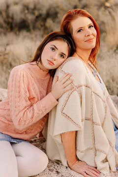 ender moment between mother and daughter