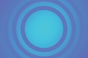 Naklejka premium Abstract Blue Concentric Circles Background with Gradient