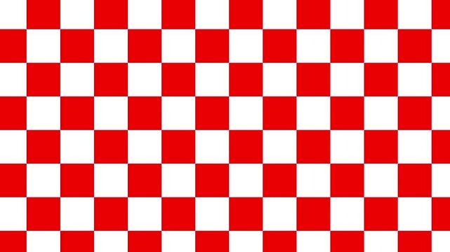 Red and White Checkerboard Pattern A Classic Geometric Design