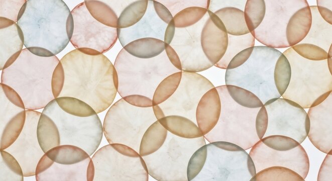 Capiz Shell Mosaic Background with Translucent Glow