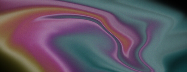 Fototapeta premium A vibrant abstract design featuring swirling patterns of purple, pink, and teal colors in a mesmerizing dance of light and texture.