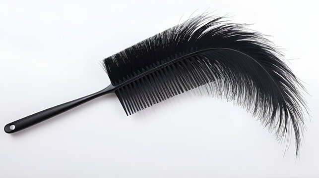 Mancha negra de pincel grande