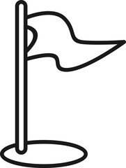 Soccer Corner Flag Icon © Nursayanti-images