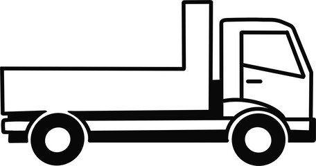 vector illustration of a delivery truck © Adam