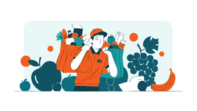 Ilustraci&oacute;n vectorial minimalista de una manzana azul en equilibrio sobre una l&iacute;nea, con fondo degradado suave, ideal para dise&ntilde;o gr&aacute;fico, educaci&oacute;n y proyectos creativos en Espa&ntilde;a.