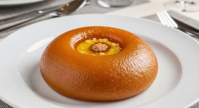  Kue Asidah, a traditional sweet and savory dessert with Middle Eastern roots that is popular in parts of Indonesia, particularly Riau and Maluku.
