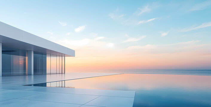 Modern Seaside Villa with Infinity Pool