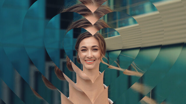 Waving Displays HD 23 &ndash; Dynamic Curved Screen Animation, Flexible Digital Panels Motion, Modern Abstract Presentation for Technology, Branding and Media Showcase