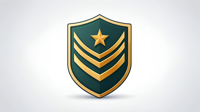 rank in epaulettes icon. Element of military for mobile concept and web apps. Detailed rank in epaulettes icon can be used for web and mobile. Premium icon
