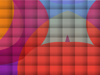 Obraz premium Aesthetic and beautiful artwork full color gradation For commercial background and product advertising