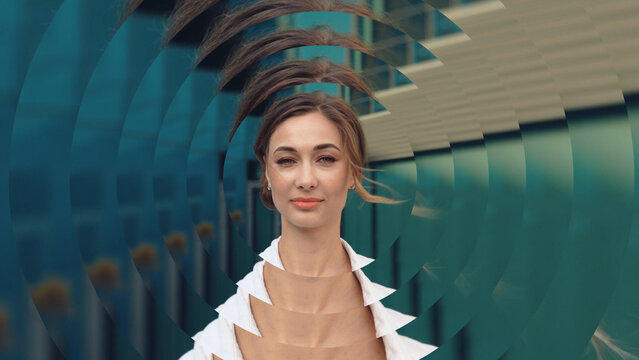 Waving Displays HD 2 &ndash; Dynamic Curved Screen Animation, Flexible Digital Panels Motion, Modern Abstract Presentation for Technology, Branding and Media Showcase