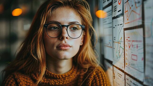 selective focus on web designer creating UX UI concept digitally