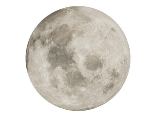 Naklejka premium Glowing Full moon Supermoon PNG element for photo manipulation and graphic design. Perfect for astronomy projects, night sky and digital art.
