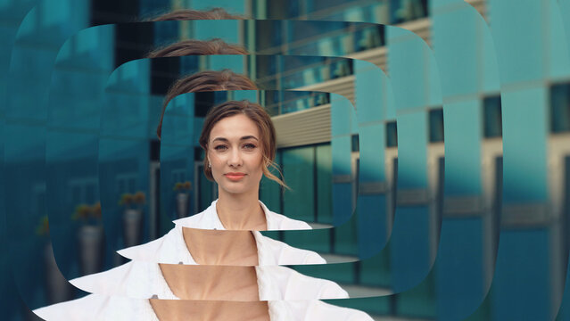 Waving Displays HD 18 &ndash; Dynamic Curved Screen Animation, Flexible Digital Panels Motion, Modern Abstract Presentation for Technology, Branding and Media Showcase