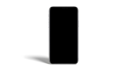 Naklejka premium mobile phone isolated on white background