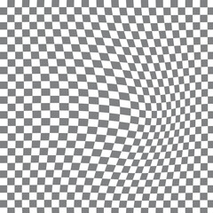 Checkerboard backgrounds in pale pastel colors. Groovy hippie chessboard pattern. Retro psychedelic design. Gingham vector wallpaper collection for print templates or textile. Vector Illustration. 