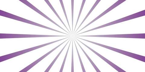 Obraz premium Purple and white radial burst background with emanating lines creating a dynamic sunburst or starburst effect for graphic design and abstract concepts