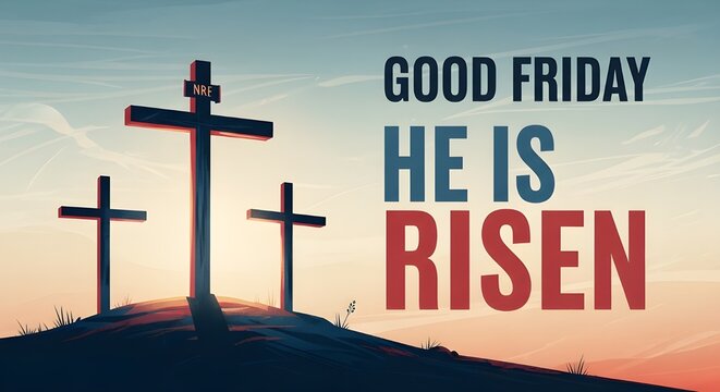 Good friday reflections he is risen easter message of hope and redemption