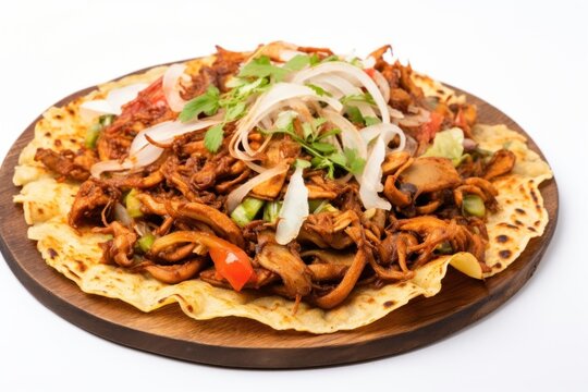 Kottu roti platter noodle plate.