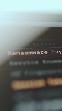 List of potential cybersecurity threats. Ethical hacking concept