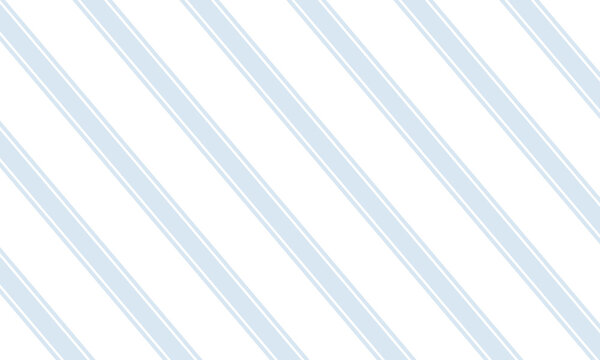 Seamless diagonal blue stripe pattern on white background minimal pastel striped wallpaper