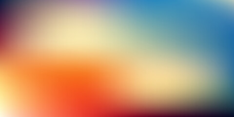Soft Blended Gradient Background with Orange Blue and Yellow Tones photo