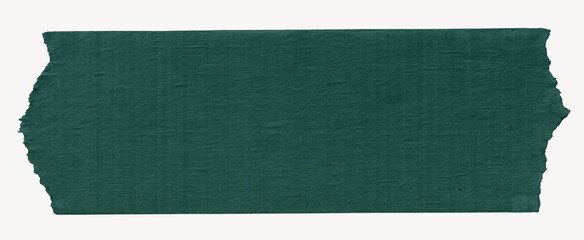 Naklejka premium Green textured torn tape piece image