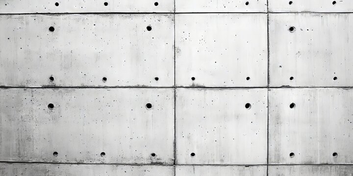 Cement Panel Texture and Background for Urban Constructions with Minimalistic Gray Surface Design