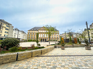 Fototapeta premium Street view of Esch-sur-Alzette, Luxembourg