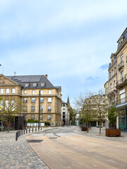 Fototapeta premium Street view of Esch-sur-Alzette, Luxembourg