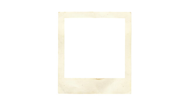 Tea bag packaging, empty white tea bag with beige border