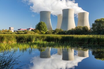 Cooling tower nuclear power plant Temelin